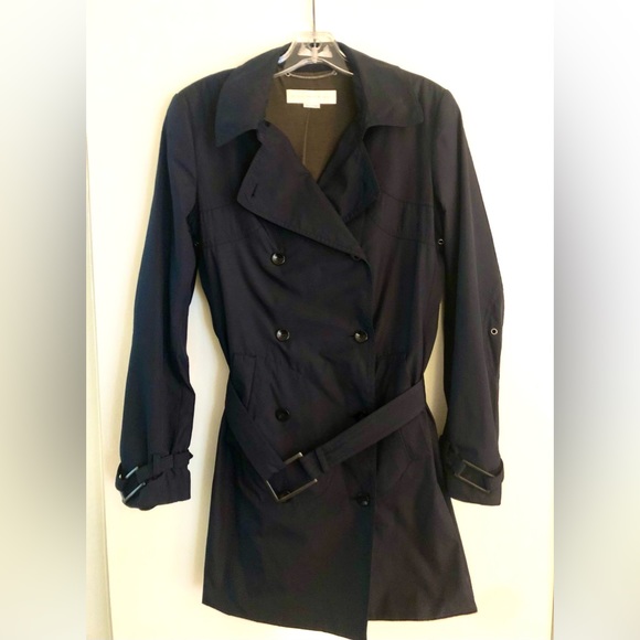 Vintage Stella McCartney Navy Trench Coat Size 8 (US)/42 (IT) - Picture 4 of 11